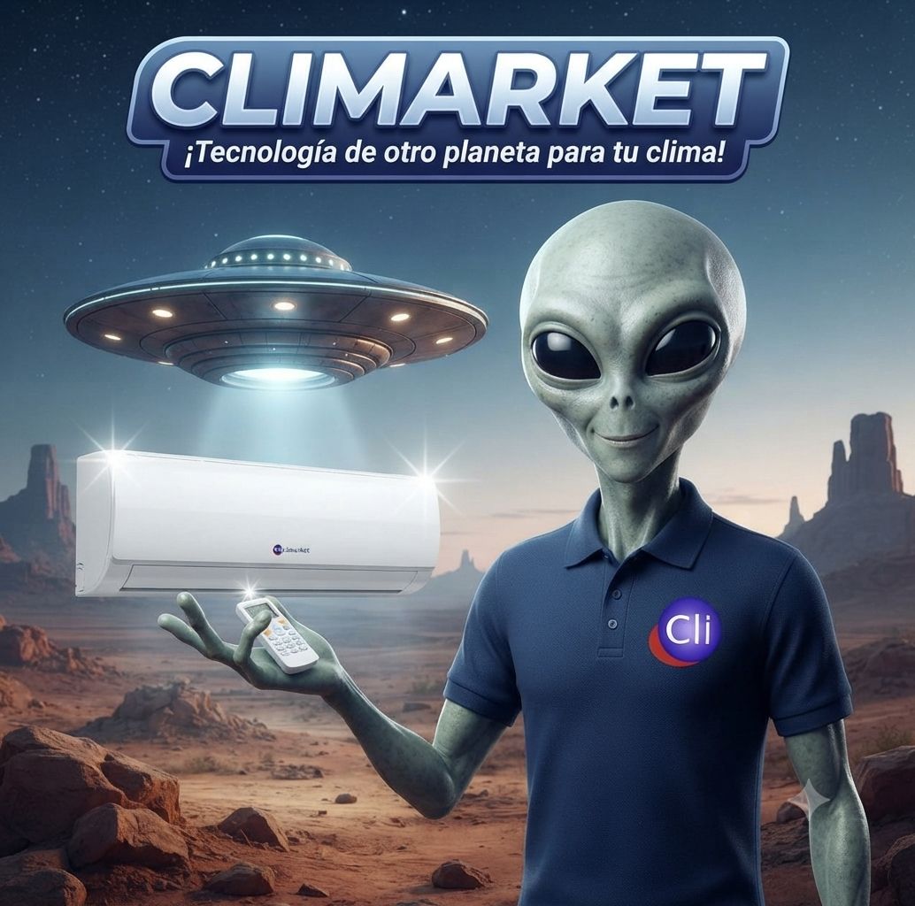 Paul, la mascota experta en climas inverter de Cli-Market en el desierto de Monterrey